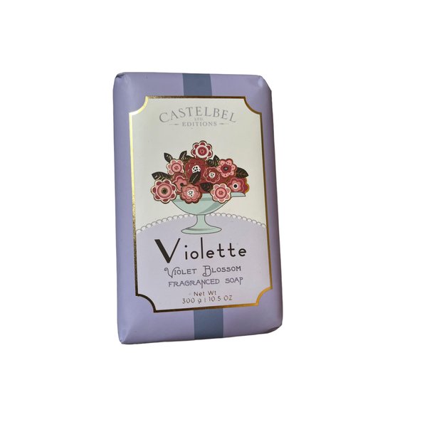 Castelbel Violet Blossom Luxury Soap Bar 10.5 Oz