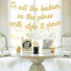 Sursurprise Hip Hop 1st Birthday Party Decorations To all the babies in the place with style and grace Banner for Notorious One The Big One Biggie First Birthday Party Supplies