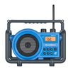 Sangean Portable Bluetooth Water Resistant Ultra Rugged AM/FM Radio Receiver with Large Easy to Read Backlit LCD Display
