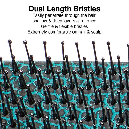 Olivia Garden iBlend Hair Brush For Color & Treatments IB-2 (Teal)