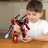 HIGH GODO Mech Robot Transforming Building Blocks Set for Adults,City Warrior Justice Hero Soldier Mech Model Building Kit, Cool Creative Robots Toys Gift for Teens Boys, 588 Pieces