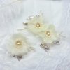 MirthCity 2Pcs Flower Wedding Hair Clip Handmade Bead Flower Bridal Hair Comb Wedding Hair pieces for Brides Flower Girls Hair Accessories for Women and Girls