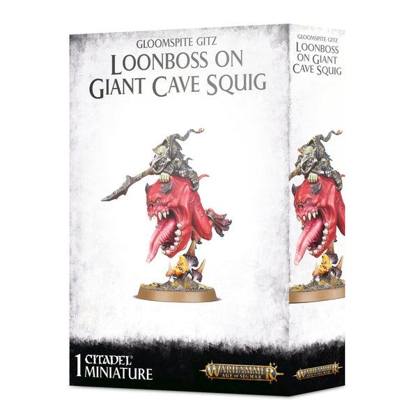 Games Workshop - Warhammer - Age of Sigmar - Gloomspite Gitz: Loonboss On Giant Cave Squig
