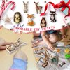 Realspring 12 Set Woodland DIY Painting Kit Ceramic to Paint Your Own Animal Statues Unpainted Plaster Figurines Brushes Acrylic Paints Crafts Kits Party Favor for Kids Girls Boys