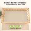 2-Pack Waterproof Crib Sheets Neutral - Bamboo Viscose Fitted Crib Sheet, Waterproof Crib Mattress Protector, Crib Sheets for Boys, Girls, Baby Crib Mattress Sheet, Toddler Bed Sheets (Ecru)