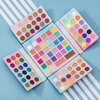 MYUANGO Pastel Paradise Eyeshadow Palette, Highly Pigmented 82 Shades Matte Shimmer Glitter Vegan Makeup Palette for Beginners - Waterproof, Blendable, Long-Lasting - Cruelty-Free