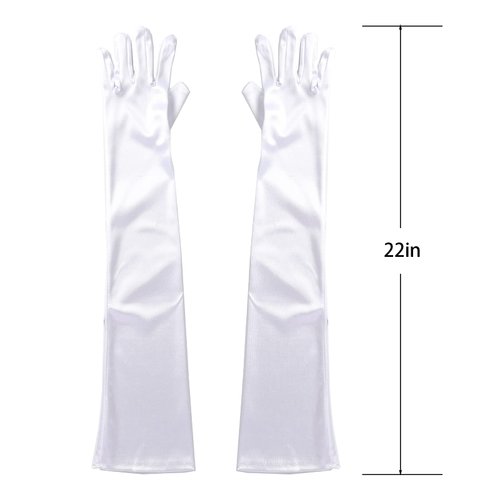 Women's Princess Headband Choker Long Gloves Set Halloween Costume Accessories for Cinderella