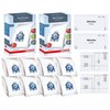 Miele GN AirClean 3D Efficiency Vacuum Cleaner Bags - 2 Boxes - Includes 8 Genuine Airclean GN Bags + 2 Genuine Super Air Clean Filter + 2 Genuine Pre-Motor Protection Filters