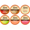 Tejava Tea Variety Pack, 52ct. 6 All Natural Unsweetened Flavored Recyclable Single Serve Assorted Variety Pack Black Tea Pods, Tea Leaves Sourced Exclusively From Rainforest Alliance Certified™ Farms