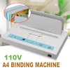 Thermal Binding Machine, 110V Book Binding Machine Max 50mm Binding Thickness A4 Document Heat Binder with Three Adjustable Time Settings for Bind Contracts, Reports, Book
