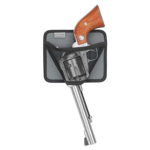 Lockdown Vault Handgun Hanger with Mesh Pocket and Elastic Band for Gun Safe Organization, Storage and Security