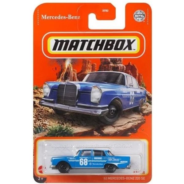 Matchbox '62 Mercedes-Ben 220 SE 43/100 [Blue]