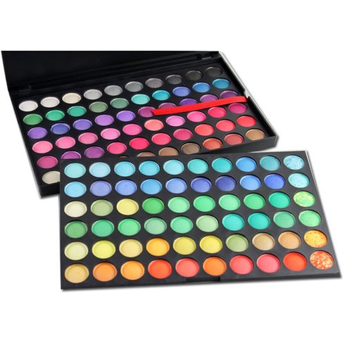 FantasyDay Pro 120 Colors Shimmer and Matte Eyeshadow Palette Glittering Eye Shadow Makeup Palette Eyes Cosmetic Contouring Kit #4 - Ideal for Professional and Daily Use