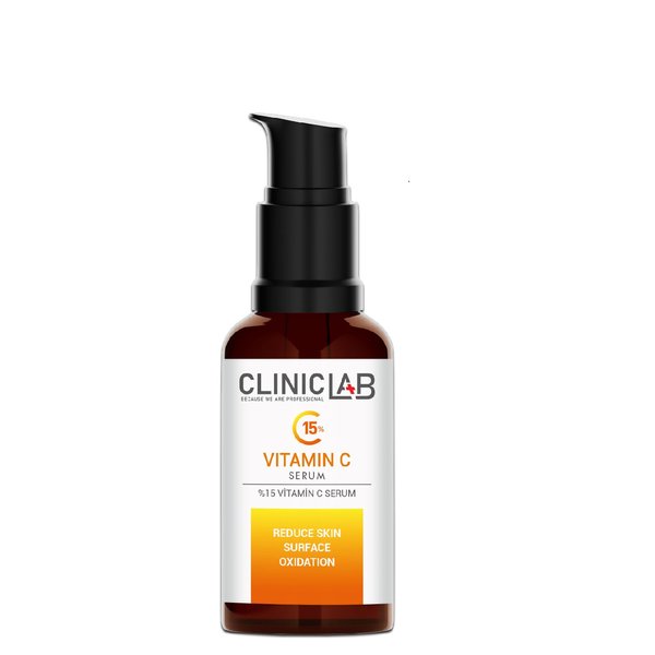 ClinicLab 15% Vitamin C & Glow Serum - Skin Brightening & Dark Spot Face Serum for Women (1.01fl oz)