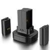 OBVIS for Xbox 360 Controller 2 Pack Rechargeable Battery Kit with Dual Charging Station Dock Charger Stand Base