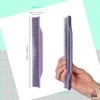 Allegro Combs #70 Wide Tooth Combs Defining Brush Comb 3-Row Wide Tooth For Curly Hair Comb For Women Curly Hair, Hair Stylists Hair Comb 2 Piece (Lavender)