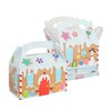 24 Pack Gingerbread Treat Boxes for Christmas Party Decorations, Favors, Cookies, Goodies (6.2 x 3.3 x 3.5 In)