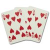 I May Be Left-Handed but I'm Always Right Playing Cards with 4 Indices, 2 Decks