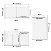 Antner 12PCS A6 Binder Pockets No Zipper Cash Envelopes for A6 6-Ring Binder, Zipless Money Folder Organizer Bill Pouches Business Card Sleeves Notebook Fillers Insert Pages for Cash Stuffing Binder