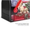 Christmas Red Truck Golden Retriever Dog Magnetic Mailbox Cover Standard 21 X 18 in Winter Snowflake Xmas Tree Snowman Mail Box Covers Decals Wraps Post Box Outdoor Decorations
