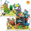 Mini Ocean Animals Building Block Set,Ocean Animals Aquarium, Under The Sea Animals Building Gifts, Ocean Block Toys for Kids Boys and Girls