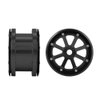 MOHERO 2.2” Alloy Beadlock 1/10 RC Wheel Rims For RC Crawler Axial Wraith Car (Black)