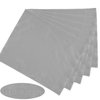 ECO-FUSED Microfiber Cleaning Cloth - 6 x 7 Blue/Grey Microfiber Cloth with White Cleaning Cloth - 12 Pack Microfiber Cleaning Cloth for Glasses & Camera Lens