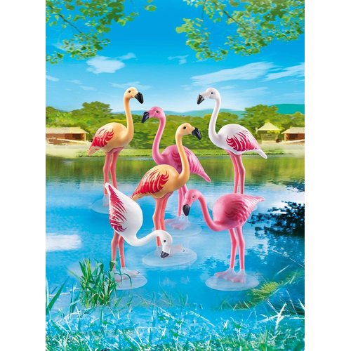 Playmobil Flock of Flamingos Building Kit