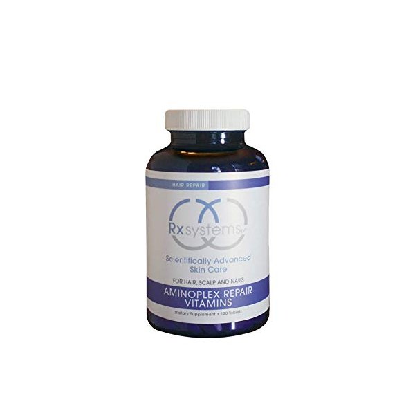 RX Systems PF Aminoplex Repair Vitamin - 240 Capsules, 3 Month Supply - Amino Acid Complex - Hair Growth Vitamins for Women, Hair Vitamins for Women - Healthier Hair Skin and Nails