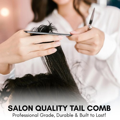 Cross Edge Pro Hair Parting & Sectioning Rings - Stainless Steel Finger Braiding Hair Pick Tools for Durable Wig, Curling, Remy Human Hair Extensions Hair Styling Tools (Silver Mirror Polish)