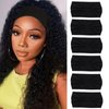 XTREND Hairbands, Wide Headbands For Women - Non Slip Fashion Stretch Headband, Boho Head Bands Women's Hair Thin Cloth Headbands Turban, Workout Hairband, Girls Headband, 6 Packs - Black