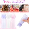 BOSMIOW 6PCS 6oz/180ml Root Comb Applicator Bottle,Hair Oil Applicator with Comb,Plastic Hair Dye Bottle Applicator Brush,Applicator Bottle with Graduated Scale,Pink,Purple,White