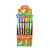 TINYMILLS 24 Pcs Safari Jungle Animals Stackable Push Pencil Assortment with Eraser for Party Favors Goodie Bag Stuffers VBS Classroom Rewards Pinata Fillers Carnival Prize Barnyard Party