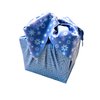 SHIKIWRAP Reusable Cloth Gift Wrap – Set of 3, Snowflakes/Pine & Deep Blue Eco-Friendly, Reversible, Stretchy Furoshiki Fabric Wrap for Birthday Gifts, Holidays, Special Occasions & Sustainable Living