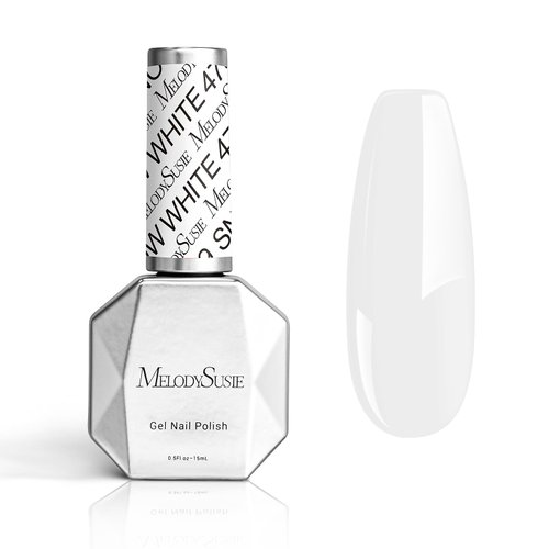 MelodySusie Thick Gel Nail Polish,15ML Snow White Color Soak Off UV LED Gel Polish Valentine's Day Gift for Women Nail Art Manicure Salon DIY Nail Design Decoration at Home-479