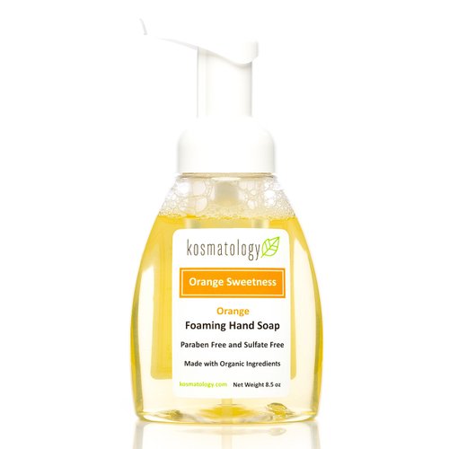 kosmatology Orange Sweetness (Orange) Organic Foaming Hand Soap, 8.5 fl oz
