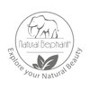 Natural Elephant Exfoliating Washcloth - Pearl White Japanese Shower Scrubber for Body - Single Washcloth for Gentle Skin Exfoliation