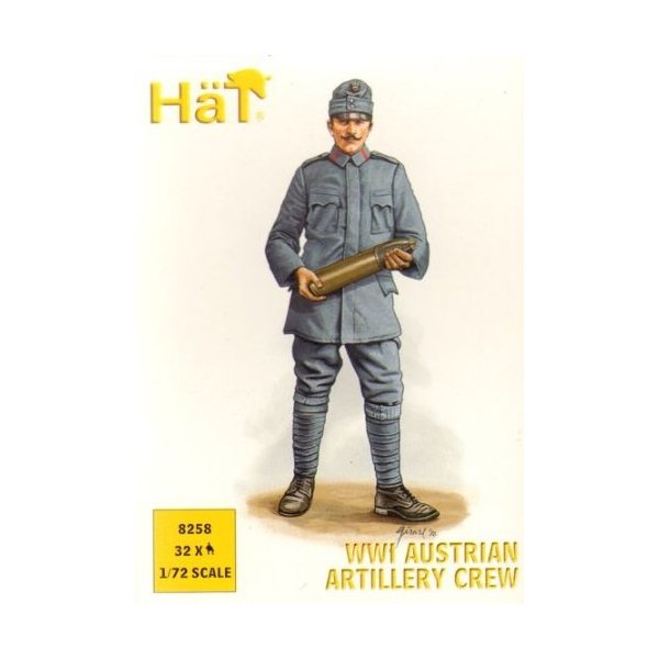 HäT 8258 – Plastic Model Kit 1: 72 Austrian Artillery Team