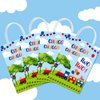 Brattol 16 Pcs Chugga Chugga Two Two Birthday Party Bags Train Theme Design - Ideal Train Birthday Decorations & Party Supplies for Two Years Old Baby’s Celebrations, Precious Mothers