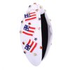 mokkia 4th of July Headband for Women American Flag Star Knotted Headbands Red White and Blue Rhinestone Crystal Top Knot Headbands Patriotic 4th of July Accessories Party Favors (American Flag A)