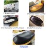 Anlstart Motorcycle Seat Cover, Universal Motorcycle Flexible DIY Seat Protector 39.37 x 27.56 inch/100 x 70 cm Black
