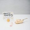 Weddingstar Classic Round Place Brushed Gold Card Holder, 0.4 x 1 x 1 inches
