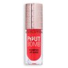 Revolution Beauty, Pout Bomb Plumping Lip Gloss, High-Shine for Glossy, Fuller & Plump Lips with Hyaluronic Acid & Peptides, Vegan & Cruelty-Free, Cherry Sheer Red, 0.15 Fl Oz