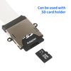 PinQiongZhe SD Card Extension Cable Adapter SD Male to Female Flexible Flat FFC Extension Cable Adapter for Car GPS, Car DVD, Large Mechanical Equipment (9.8in/25cm)