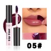Peel Off Matte Lip Tint 3 Colors Long Lasting Lip Stain Peel Off Matte Tattoo Color Lip Gloss Waterproof Liquid Lipstick Non-Stick Cup Tinted Lip Stain (F, 3Pcs)