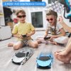 QUN XING Remote Control Car 1:24 Officially Licensed 2.4GHZ Rc Cars Lambo Sport Racing Toy Car for Kids Boys 4-7 Years Birthday Gift,Silver