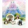 5pcs 3D Printed Articulated Mini Owls with Egg, Fidget Mini Owl Figure Toy, Executive Desk Toy, Home Decor, Party Decorations MO001-5X