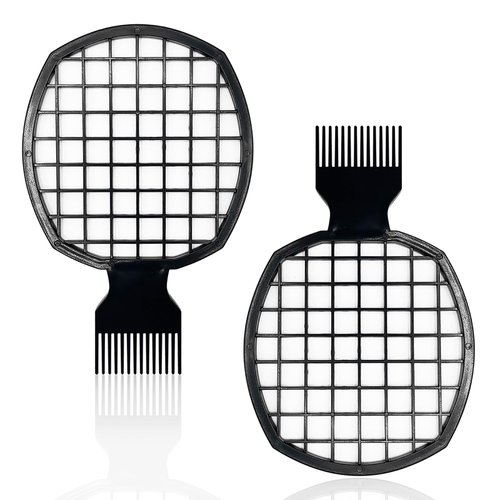 2Pcs Upgraded Twist Combs Hair Sponge Brush Twist Comb, Superior to Hair Sponge for Curls in Men and Women.