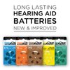 Hear Clear Size 312 PR41 1.45V Zinc Air Hearing Aid Batteries Brown Tab (60 Batteries)