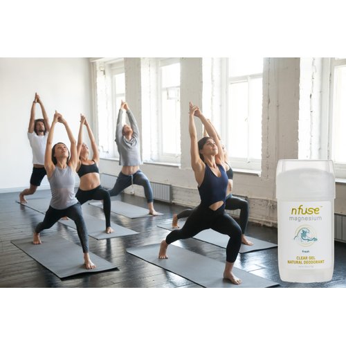 nfuse Natural Magnesium Gel Deodorant - Pure USP grade Magnesium Chloride - Free of Aluminum, Parabens & Baking Soda (Fresh)